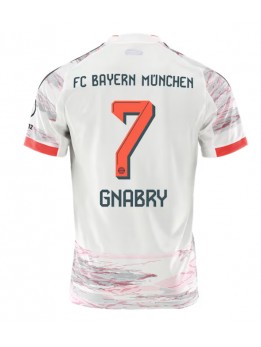Billige Bayern Munich Serge Gnabry #7 Bortedrakt 2025-26 Kortermet